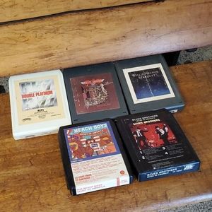 8 Track Tapes Untested - Kiss, Aerosmith, Etc.